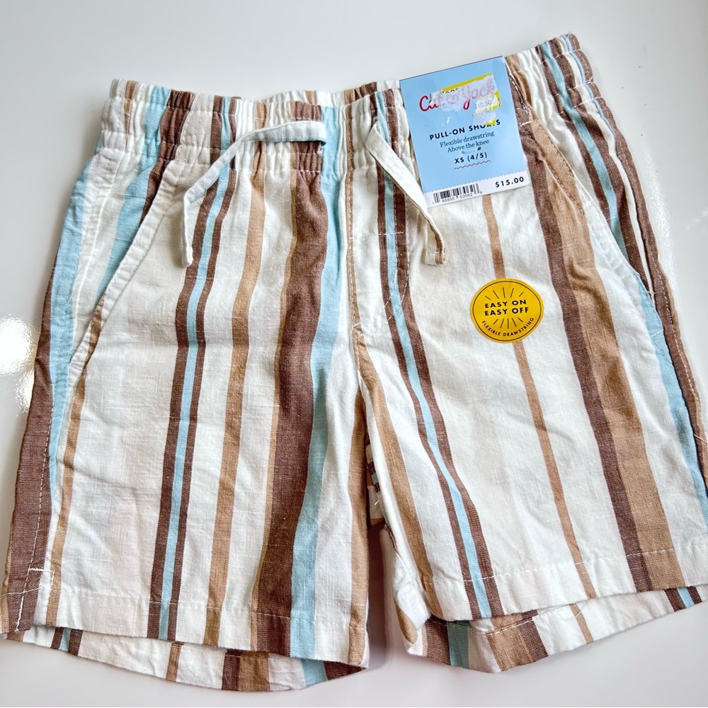 Cat & Jack Multicolor Striped Kids Shorts